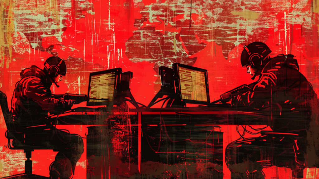 Armenia -- AI generated illustration of Russian hackers targeting Armenia, 20Jun2024