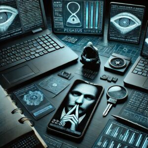 Armenia -- AI Generated image of computers, mobile phones, forensics, Yerevan, 23Dec2024