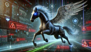 Armenia -- AI generated illustration for an article about Pegasus spyware, Yerevan, 31Mar2025
