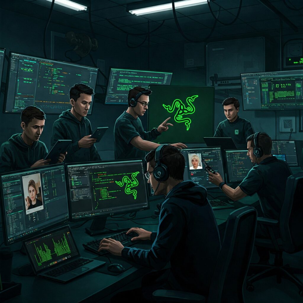 Armenia -- AI generated illustration of the malware research on the attack against journalist Narek Kirakosyan, Yerevan, 03Apr2025