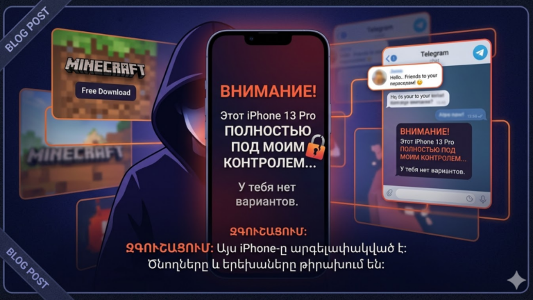 Թակարդը․ «Անվճար Minecraft iPhone-ի համար»