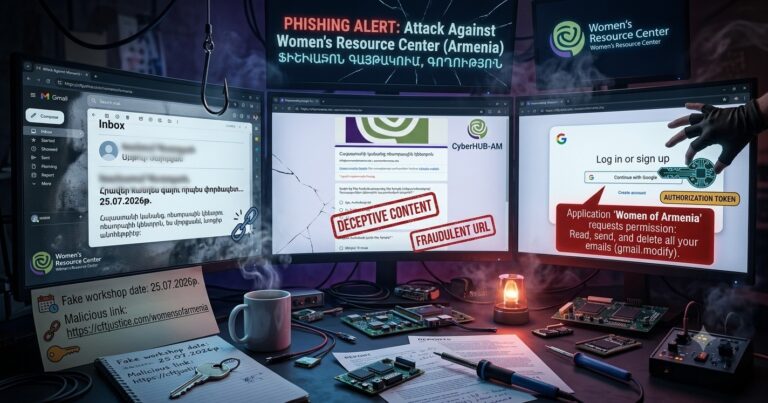 A Phishing Campaign Abusing the Women’s Resource Center
